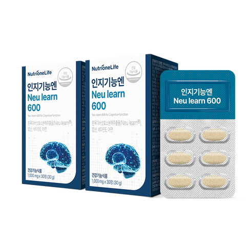 인지기능엔 뉴런 Neu learn 600 (흰목이버섯) | 뉴트리원