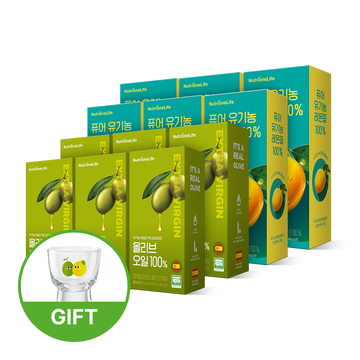 ★샷잔증정★ 유기농 올리브오일&레몬즙 올레샷 세트구성 | 뉴트리원