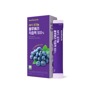 뉴트리원라이프 NFC 유기농 블루베리 착즙액 100% 1박스 14일분 스틱 | 뉴트리원