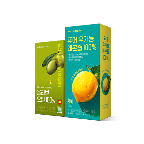 [산타박스전용] 올리브오일&레몬즙 올레샷 세트구성 | 뉴트리원