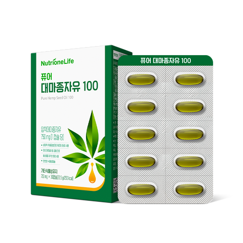 [시크릿세일] 퓨어 대마종자유 100 | 뉴트리원