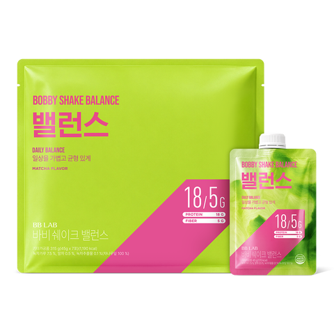 바비쉐이크 프로 말차 1팩 7일분 