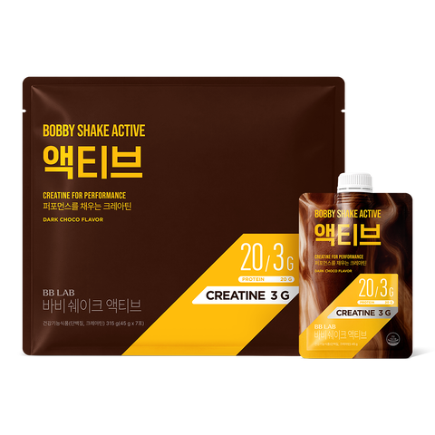 [12월중 입고] 바비쉐이크 액티브 다크초코맛 | 뉴트리원
