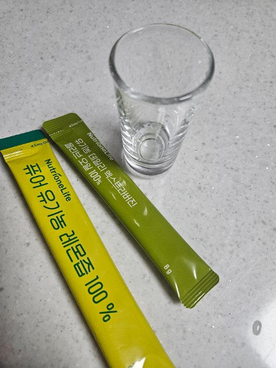 뉴트리원라이프 ★샷잔증정★ 유기농 올리브오일&레몬즙 올레샷 세트구성 | 베스트 고객후기 뉴트리원